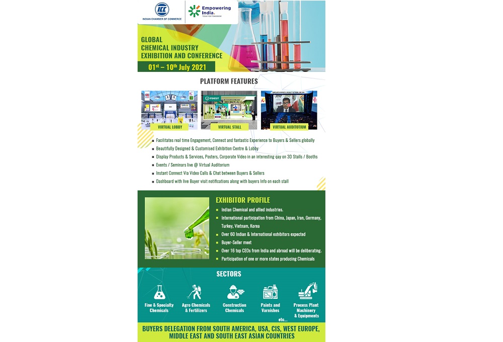 Global Chemical Industries Exhibition and Conference 2021 from 1st July to 10th July